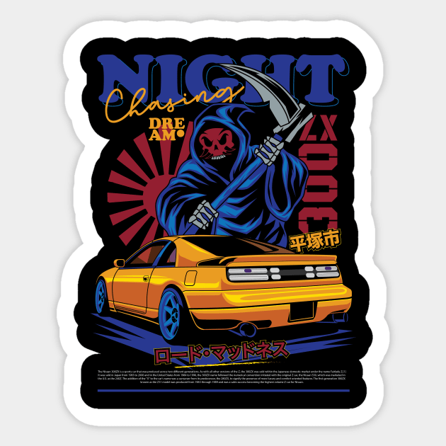 Reapers X 300zx Sticker by cungtudaeast